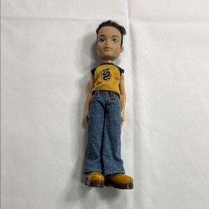 Yellow and Blue Doll with Denim Jeans